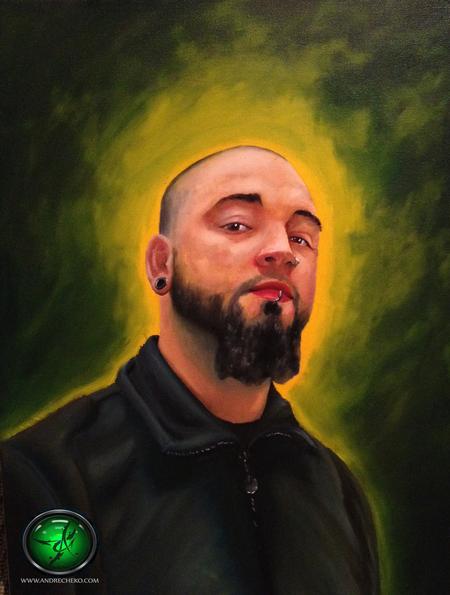 Tattoos - Self Portrait oil painting - 76495